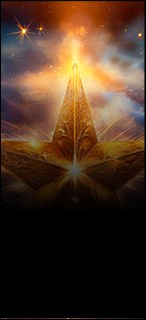 Golden sparks bursting above a brand-owned show